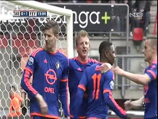 0-1 Michiel Kramer Goal - Twente 0 - 1 Feyenoord 10.04.2016
