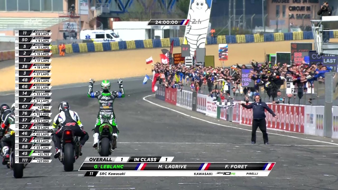 24 Heures Motos 2016 - Les meilleurs moments de l'arrivée