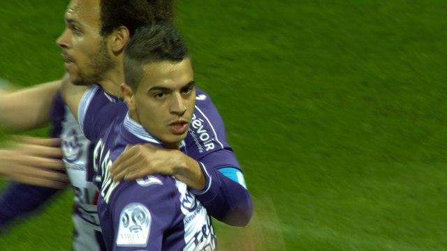 Le premier but toulousain face à Bastia, signé Ben Yedder