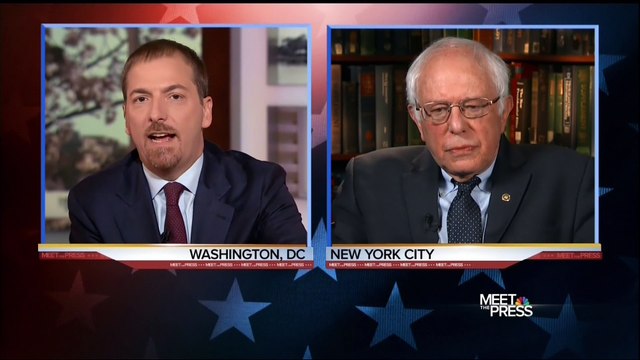 Chuck Todd asks Bernie Sanders Where are your tax returns?