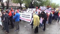 Kırklareli Lüleburgaz?da Termik Santralleri Protesto Yürüyüşü