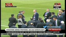 Cumhurbaşkanı, Fikret Orman, Davutoğlu ve Abdullah Gül Vodafone Arena'da paslaştı!