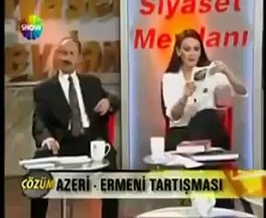 Ganire Paşayeva ermeni tartışmacıyı böyle susturdu.