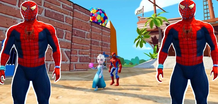 GTA V Episode Two W MONSTER TRUCKS MCQUEEN CARS & SPIDERMAN CAR! Frozen Elsa Rayo Macuin & Spider-man x w + Nursery Rhymes ABC Alphabet Songs