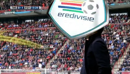 0-1 Michiel Kramer Goal Holland  Eredivisie - 10.04.2016, FC Twente 0-1 Feyenoord