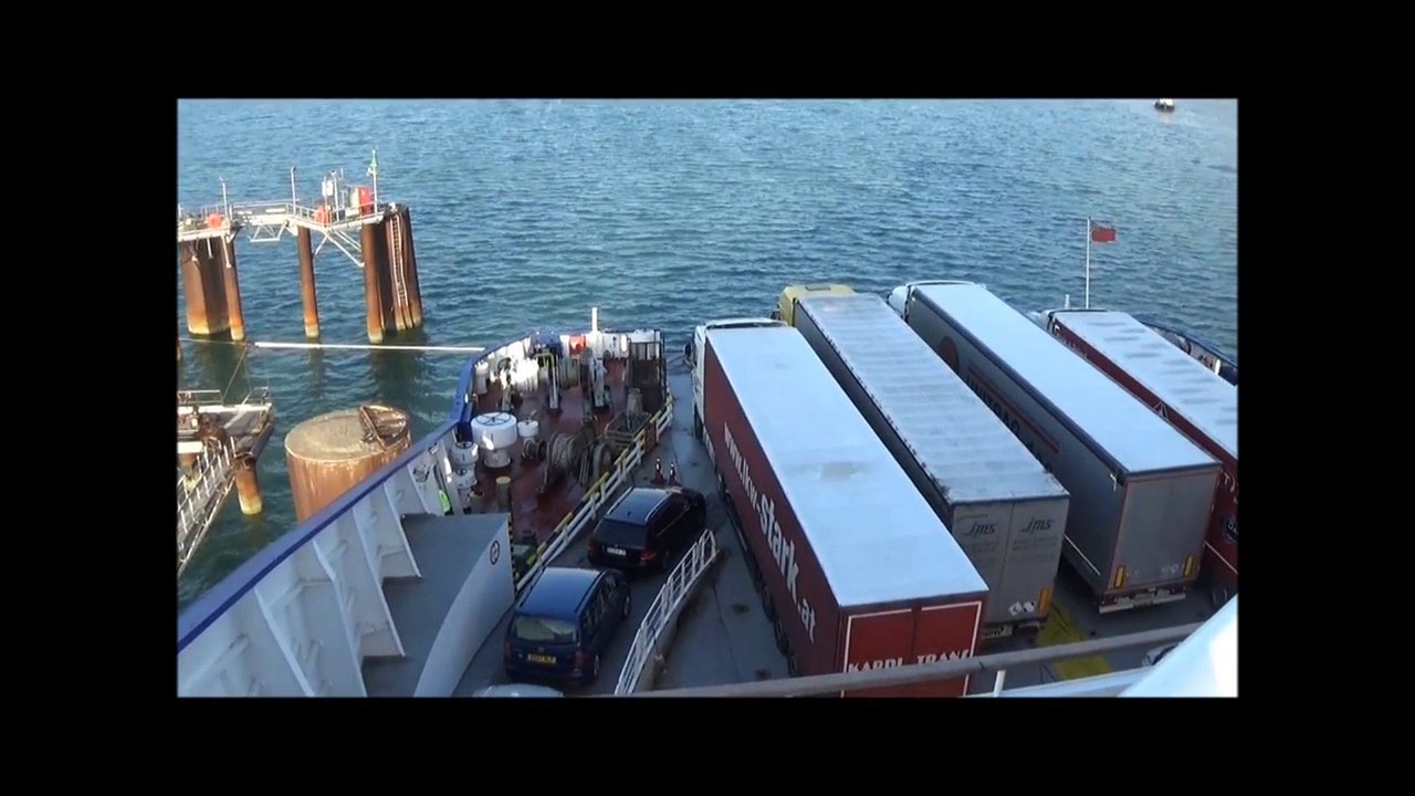 Dünkirchen - Dover Überfahrt mit der Fähre  Dunkerque - Dover Ferry Crossing
