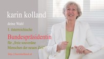 karin kolland - 1. österreichische Bundespräsidentin für 