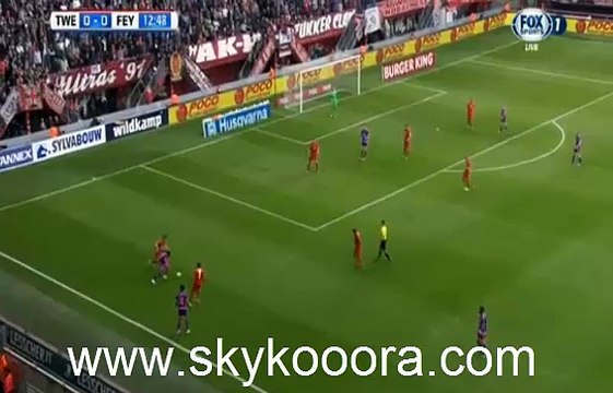 Michiel Kramer Amzing Goal- FC Twente Enschede 0-1 Feyenoord Rotterdam (10-04-2016)