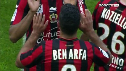 3-0 Hatem Ben Arfa Goal France  Ligue 1 - 10.04.2016, OGC Nice 3-0 Stade Rennais