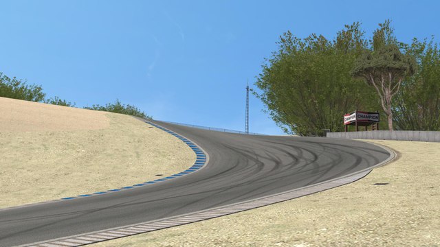 Tour de piste à Laguna Seca en NSU TTS sur RaceRoom