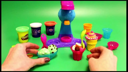 Скачать видео: Play Doh Sweet Shoppe Playset Hasbro Toys Play Doh Magic Swirl Ice Cream Shoppe Part 8