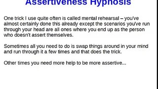 Assertiveness Hypnosis Cheltenham Hypnotherapy to be more Assertive