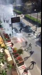 Scontri tra tifosi del Palermo e della Lazio, ragazzo esanime a terra