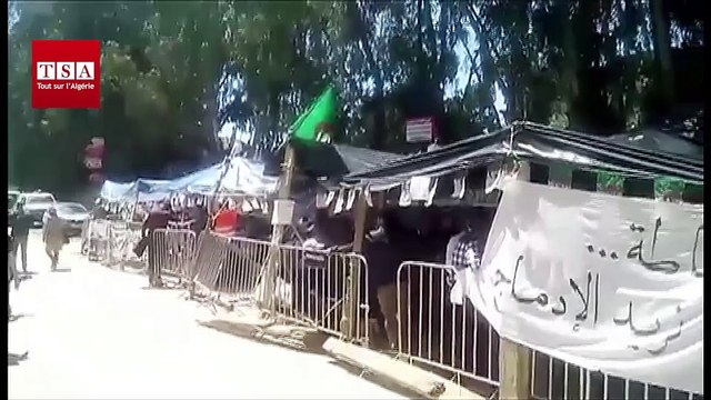 Rassemblement et grève de la faim des enseignants contractuels à Boudouaou