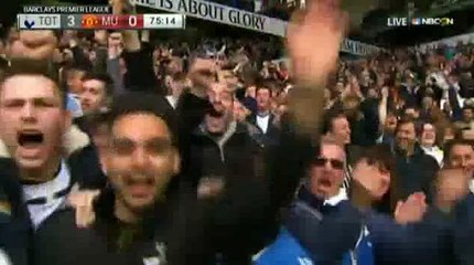 Erik Lamela Goal Tottenham 3 - 0 Manchester United Premier League 10-4-2016