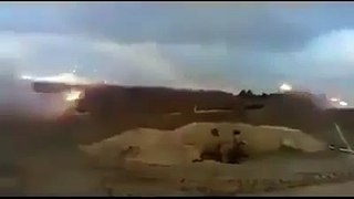 شاهد قصف الأنبار بالصواريخ الثقيلة (2015) فيديو مدهش