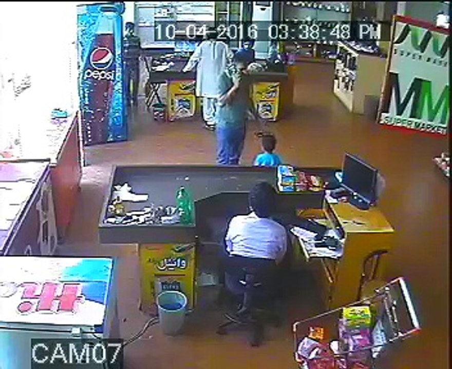 Today's earthquake CCTV footage - 10-04-2016