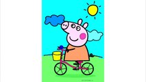 Peppa Pig awesome coloring pages - Peppa Pig Fun Coloring Pages For Kids