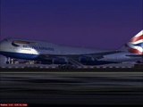Boeing 747-400 British Airways landing at Heathrow *FS2004*