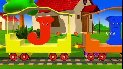 Learn Alphabet Train Song - 3D Animation Alphabet ABC Train song for children