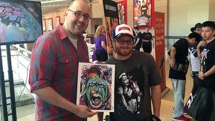 Triple H and Roman Reigns collide on the canvas-WWE Canvas 2 Canvas