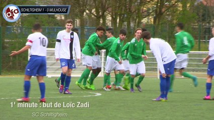 U16 DH : SC Schiltigheim 1 - 1 FC Mulhouse