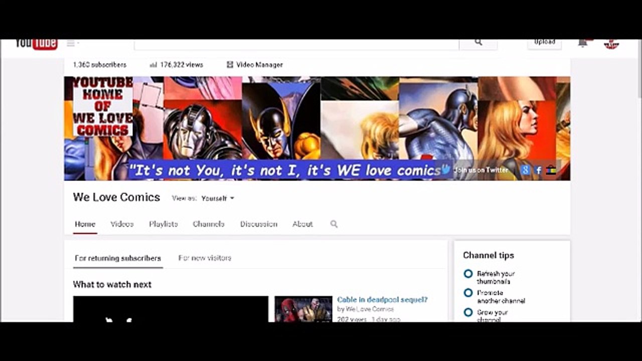 Ask WE LOVE COMICS...   Q & A Video (Answers in a future video).