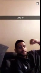 AMIR KHAN WATCHING MANNY PACQUIAO'S FIGHT WITH TIMOTHY BRADLEY