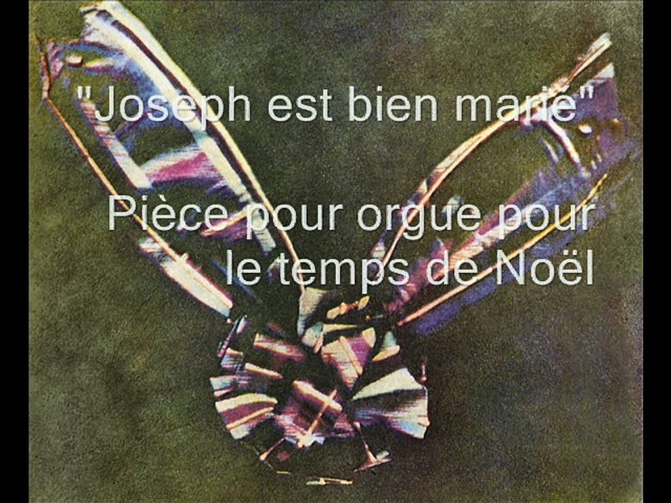 Claude Balbastre - "Joseph est bien marié" for organ