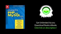 Murach's PHP and MySQL 2nd Edition