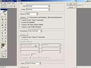 Photoshop CS Dersleri -Birden fazla resme işlem uygulamak batch essing