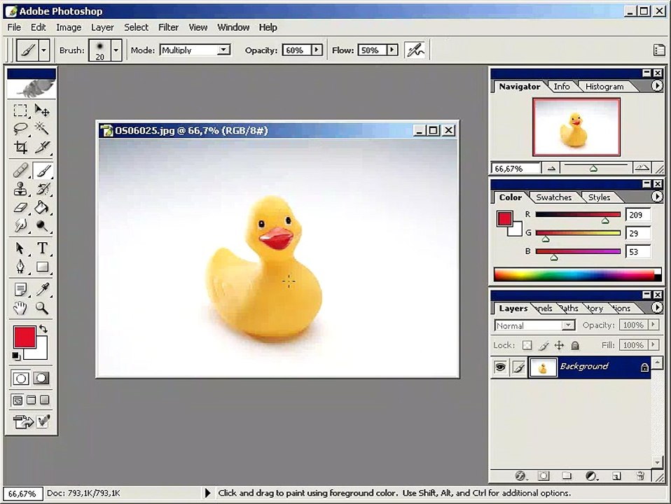 Photoshop CS Dersleri -Brush paletine fırça kütüphaneleri eklemek