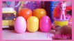 Peppa Pig Surprise Eggs Barbie Hello Kitty Toys Sofia The First Egg Surprise Spongebob