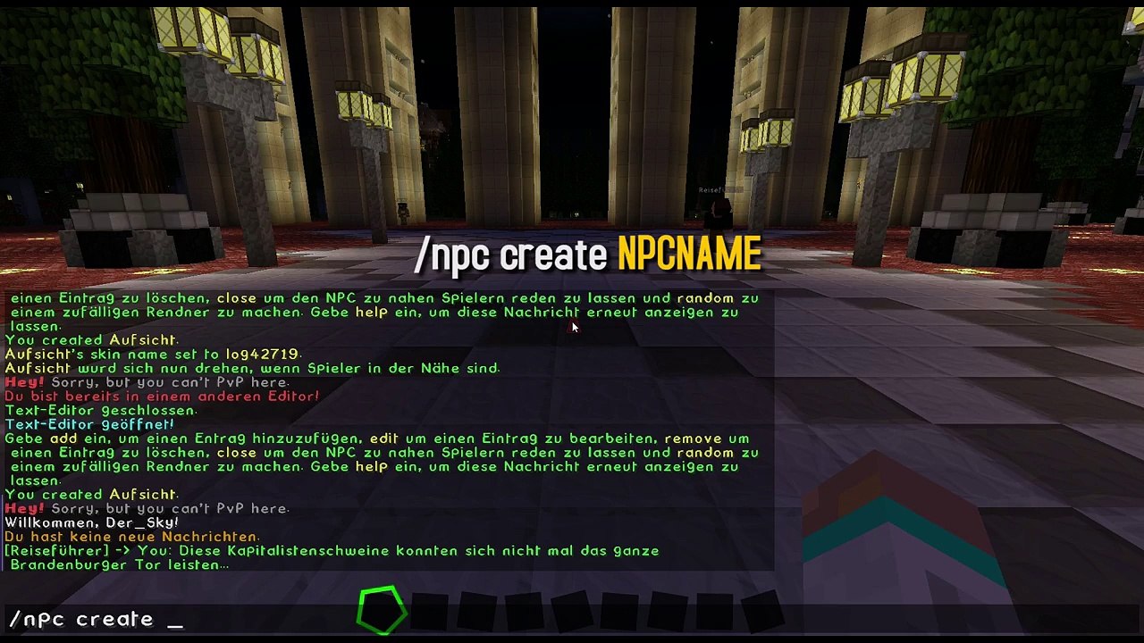 Citizens 2 ► NPCs erstellen, Skins, sprechen, rumlaufen - Minecraft 1.8.9 - Tutorial [German]