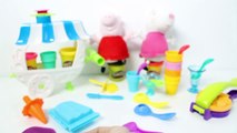 Peppa Pig Play Doh Ice Creams Peppa Playsets Play Dough Ice Cream Parlor Toy Videos Part 2