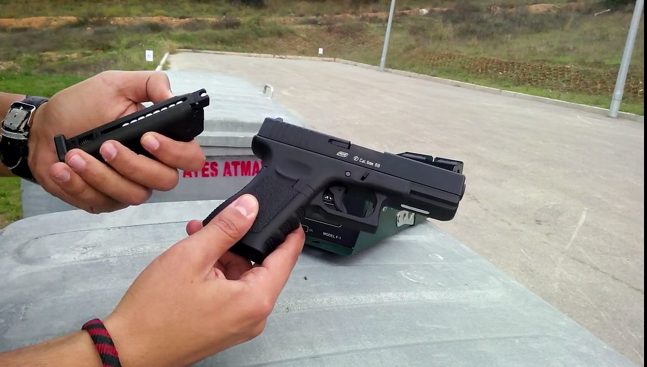 Asg Glock 6 mm bb co2 Pistol Review and Chrony