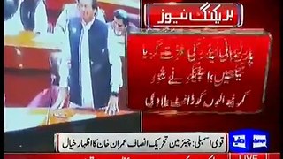 Imran Khan Speech in Parliament Bashing Nawaz Sharif | Panama Leaks