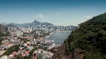 Brazil Aerial View Rio De Janeiro 1 (Stock Footage)
