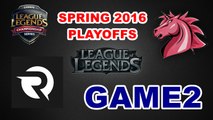 (LOL)OG vs UOL Highlight(EU LCS 2016 Spring Playoffs) Game2