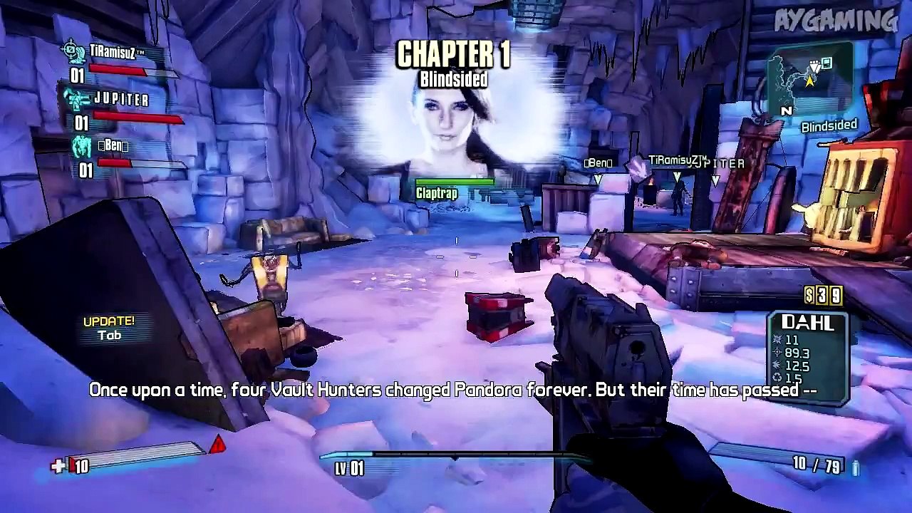 Borderlands 2 - Episode 1 - Let's Play w/ TiRaMiSuZ, DevilMeteor, Ben & Jerry - Part 1