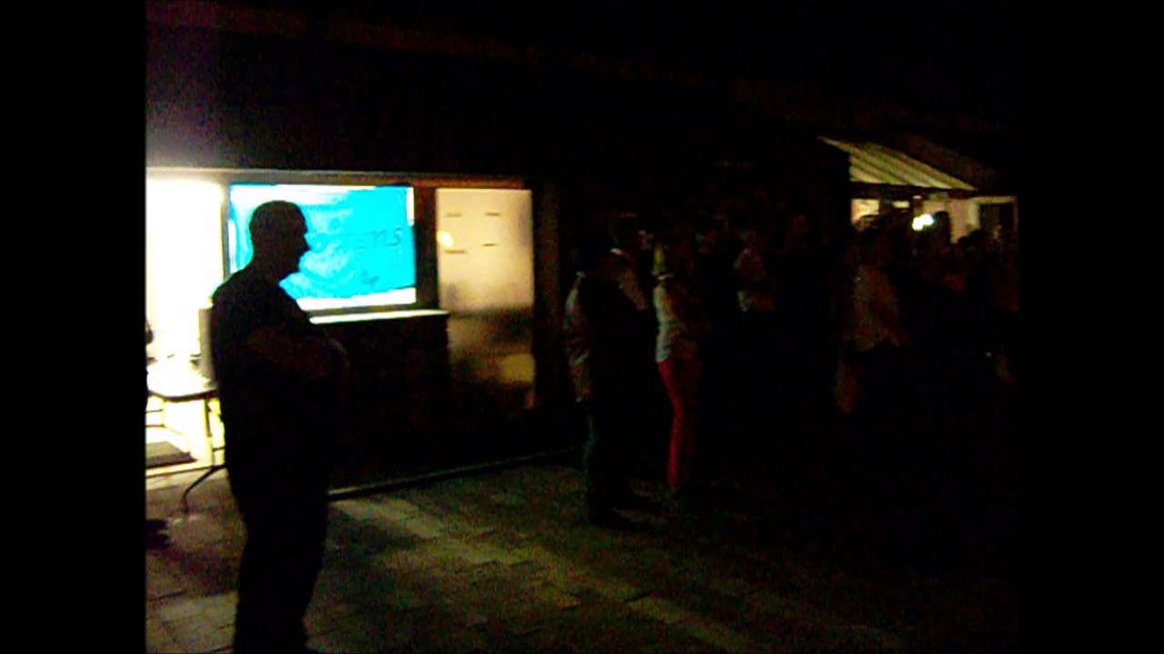 Kevin fait danser la lumière pour Inno'sens...