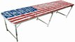 Red Cup Pong Portable Beer Pong Beirut Game Table 8 Feet Long with Custom B