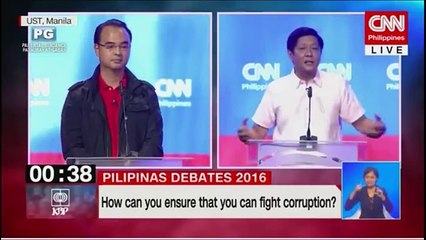 Cayetano, Marcos clash on corruption issues