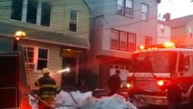 KEARNY, NJ KFD At Third Alarm House Fire Duke St 2/24/14 p 1