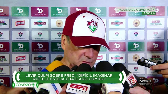 Ao responder pergunta sobre Fred, Levir diz: 'Será que é preciso dizer que quem escala o time é o técnico?'