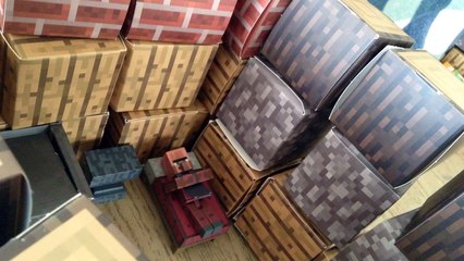 Minecraft love story - steve and alex- (Stop Motion)