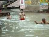 Varanasi, sus ghats, al amanecer... Wawa Stucchi en India, 2do periplo