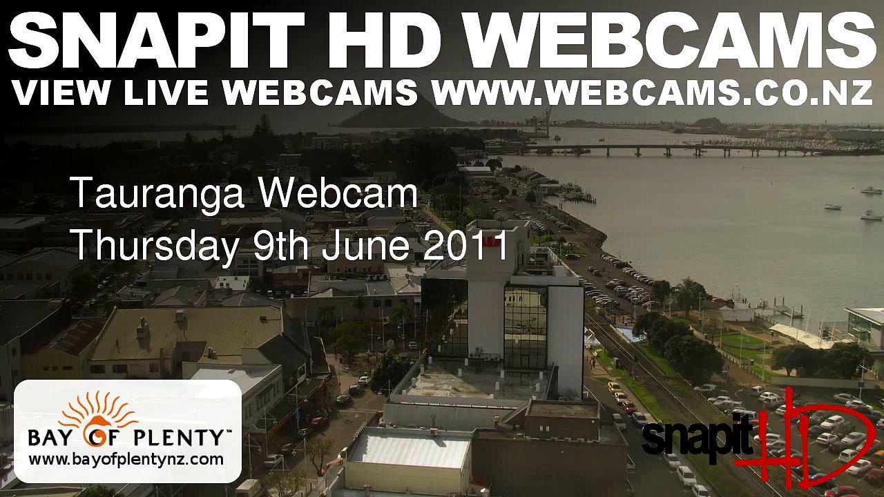 Tauranga Webcam Thursday 9th June 2011 - video Dailymotion