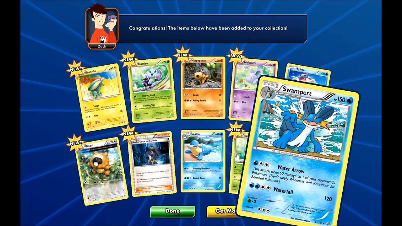 Opening 8 Pokemon Booster Packs [PTCGO]