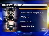 HO LEE FUK & WI Tu Lo KTVU Flight 214 Fail Asiana Pilots Names